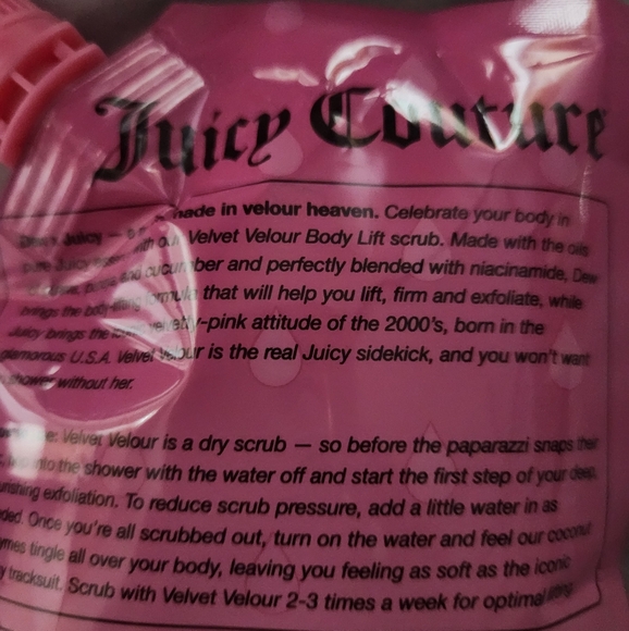 Juicy Couture® Velvet Velour Body Scrub by Dew of the Gods & Juicy Couture - Picture 5 of 5